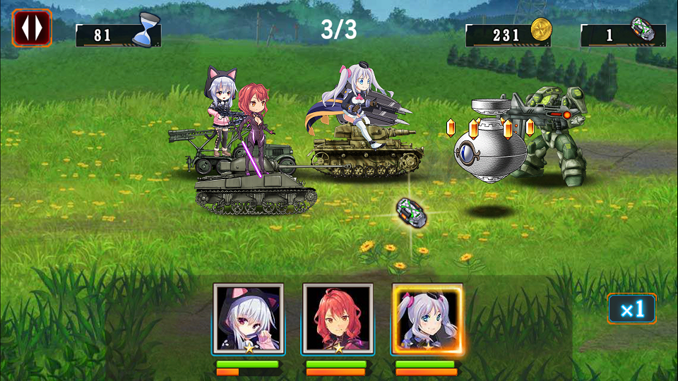 androidアプリ 機動戦車チハたん攻略スクリーンショット4