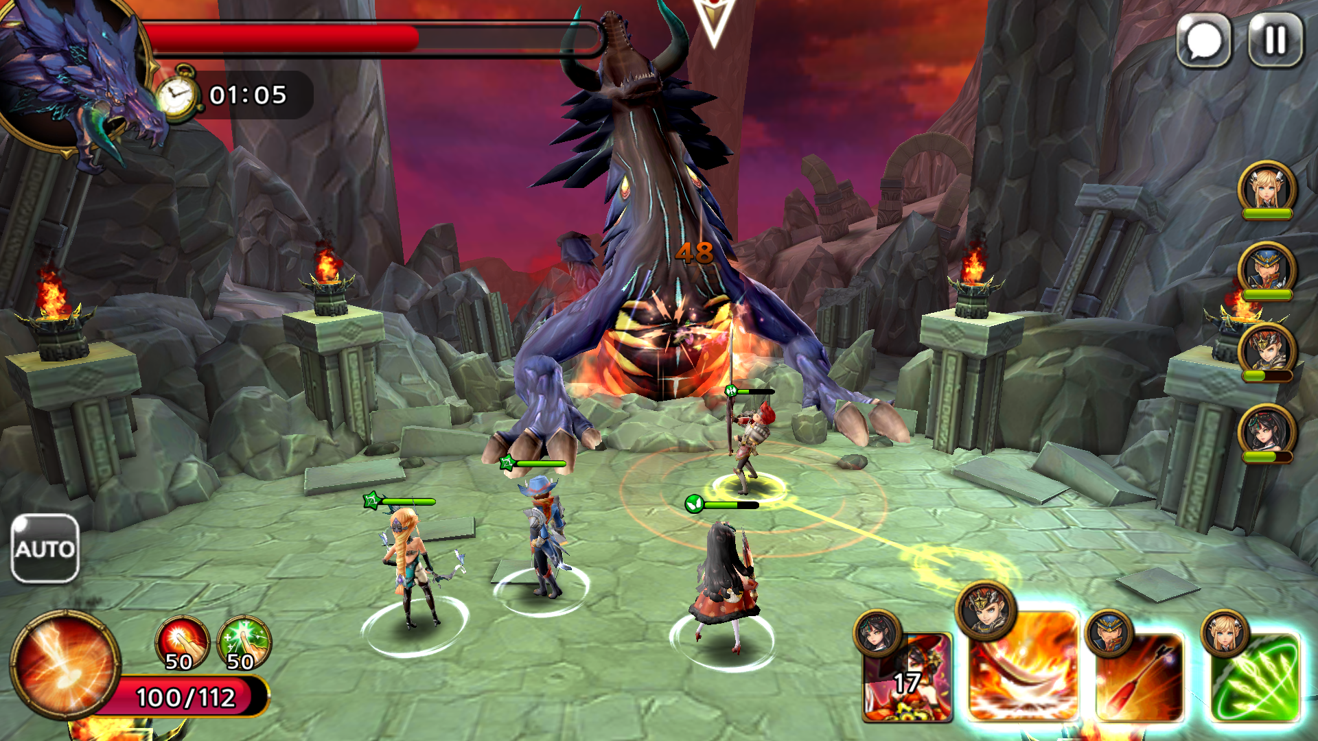 androidアプリ Guardian Soul : Legion（ガーディアンソウル）攻略スクリーンショット5