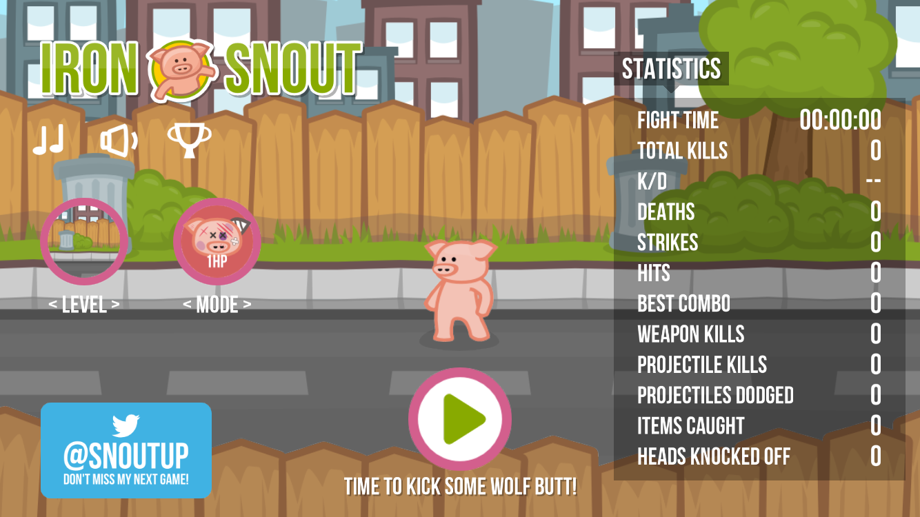 androidアプリ Iron Snout+(アイアン・シャウト)攻略スクリーンショット1
