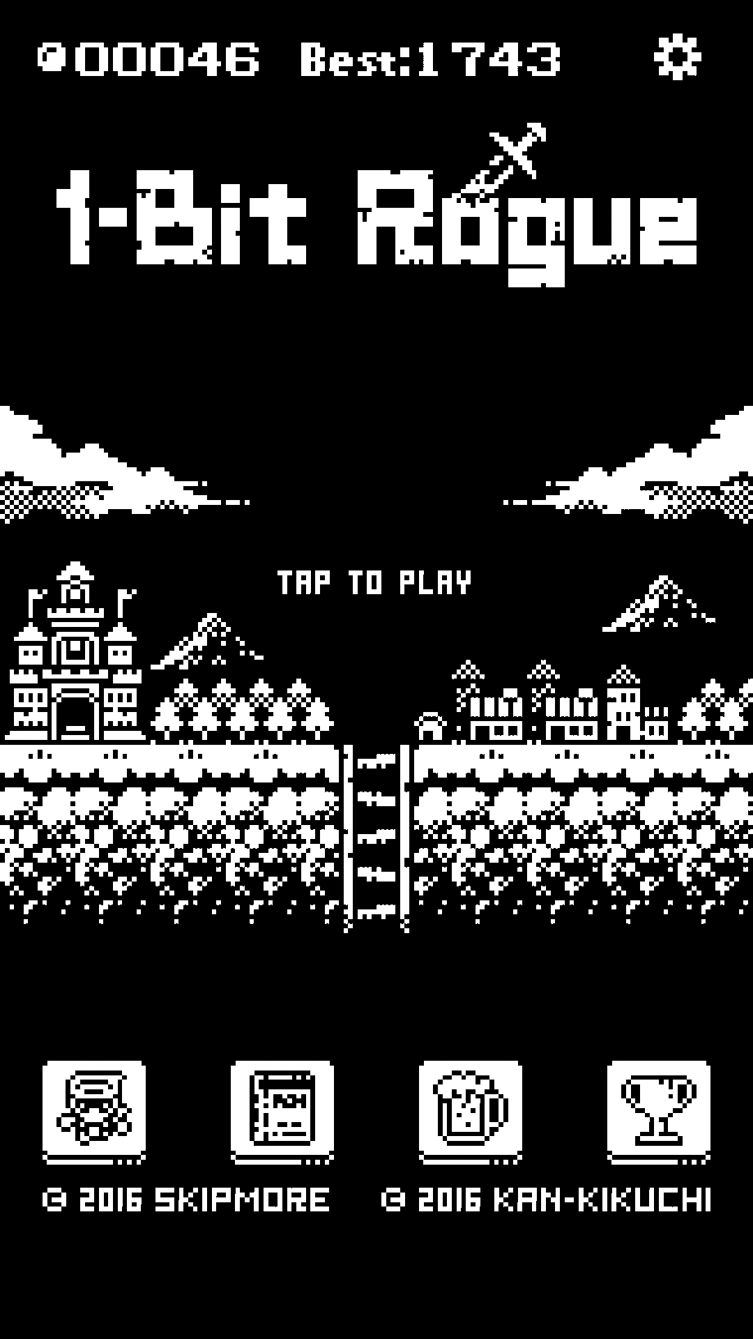androidアプリ 1-Bit Rogue(1ビットローグ)攻略スクリーンショット1