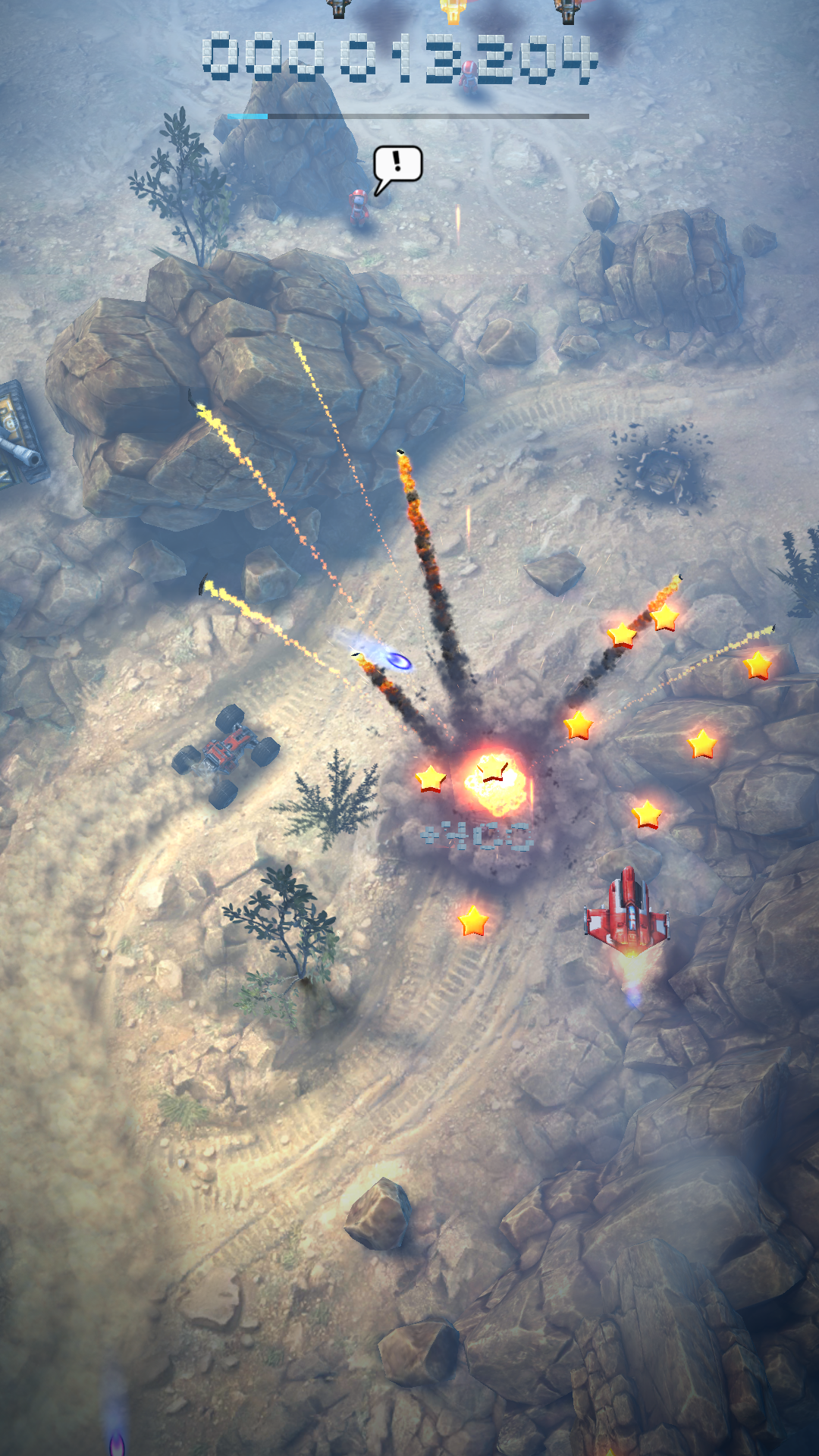 androidアプリ Sky Force Reloaded（スカイフォース リローデッド）攻略スクリーンショット4