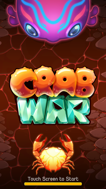androidアプリ Crab War(カニ合戦)攻略スクリーンショット1