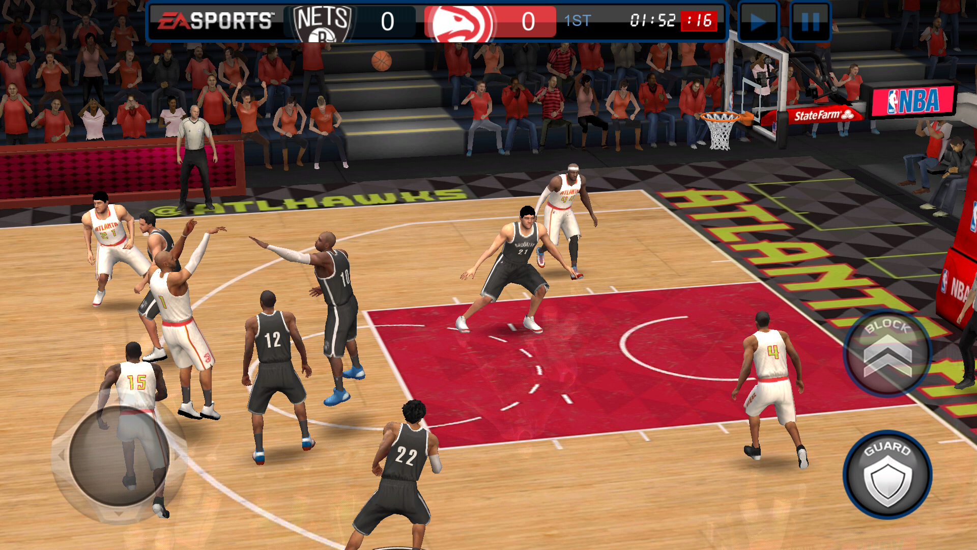 NBA LIVE Mobile：バスケットボール androidアプリスクリーンショット1