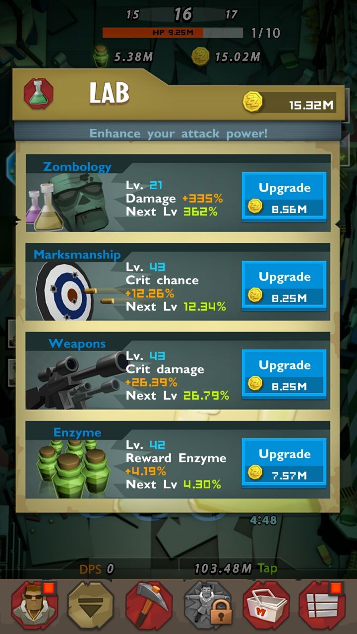 androidアプリ ザップゾンビーズ(Zap Zombies)攻略スクリーンショット4