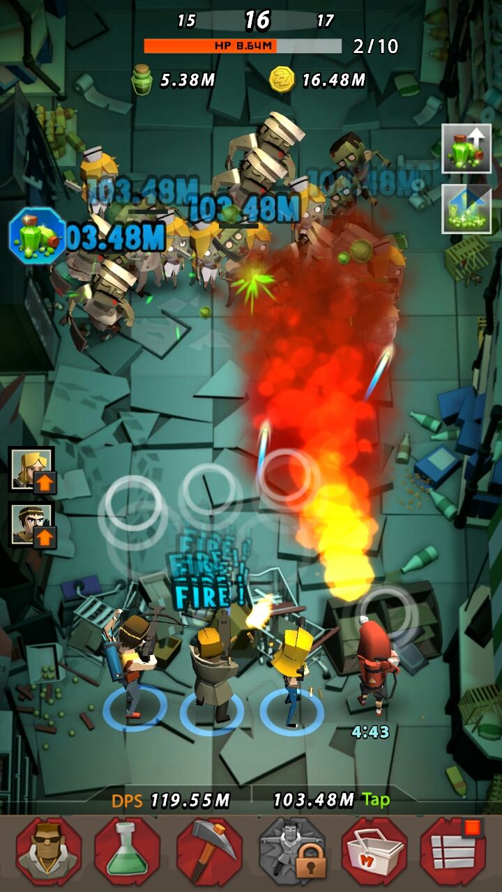 ザップゾンビーズ（Zap Zombies） androidアプリスクリーンショット1