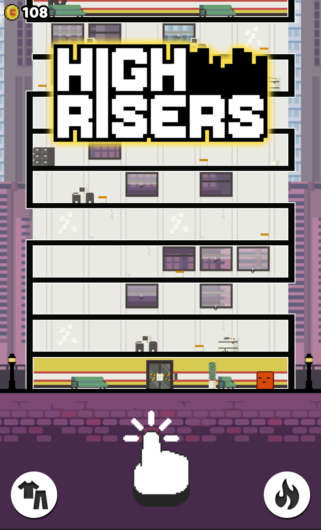 androidアプリ High Risers攻略スクリーンショット1