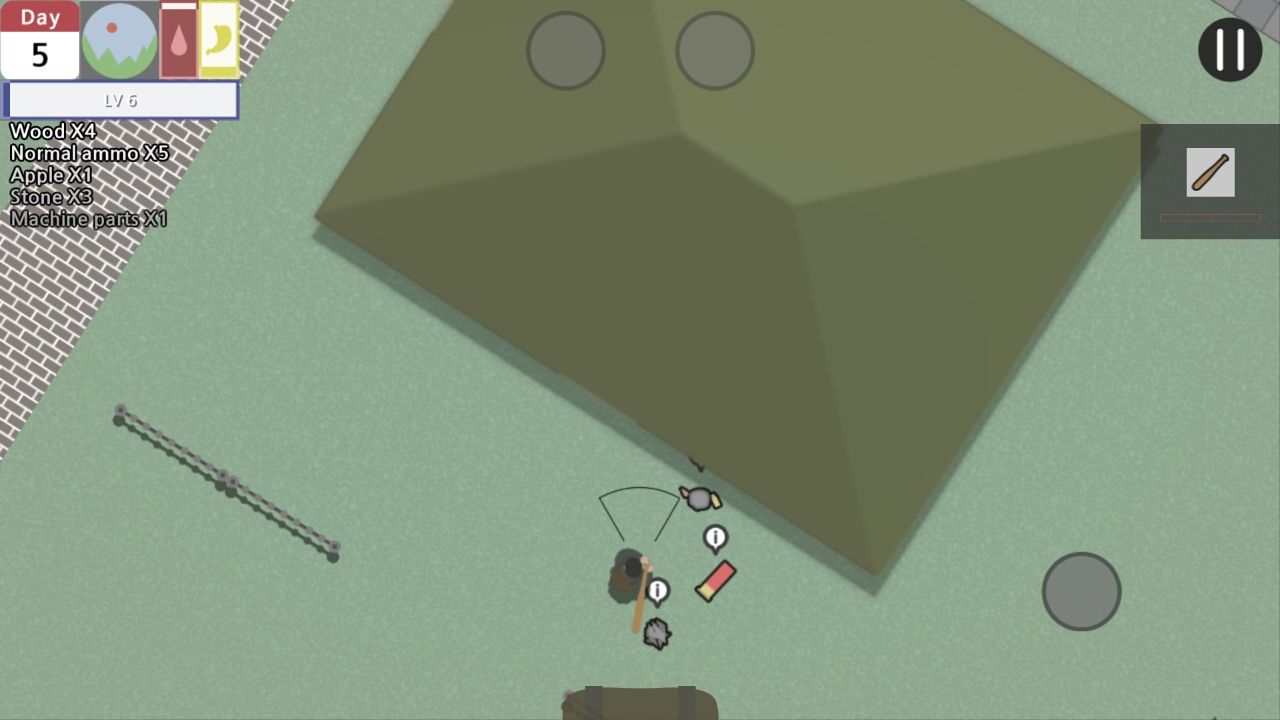 androidアプリ デッドタウン（Dead Town - Zombie survival）攻略スクリーンショット1