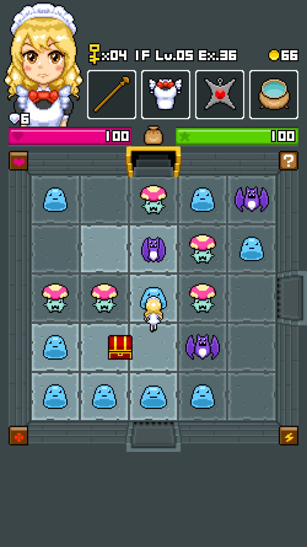 androidアプリ 魔女のダンジョン釜飯攻略スクリーンショット2