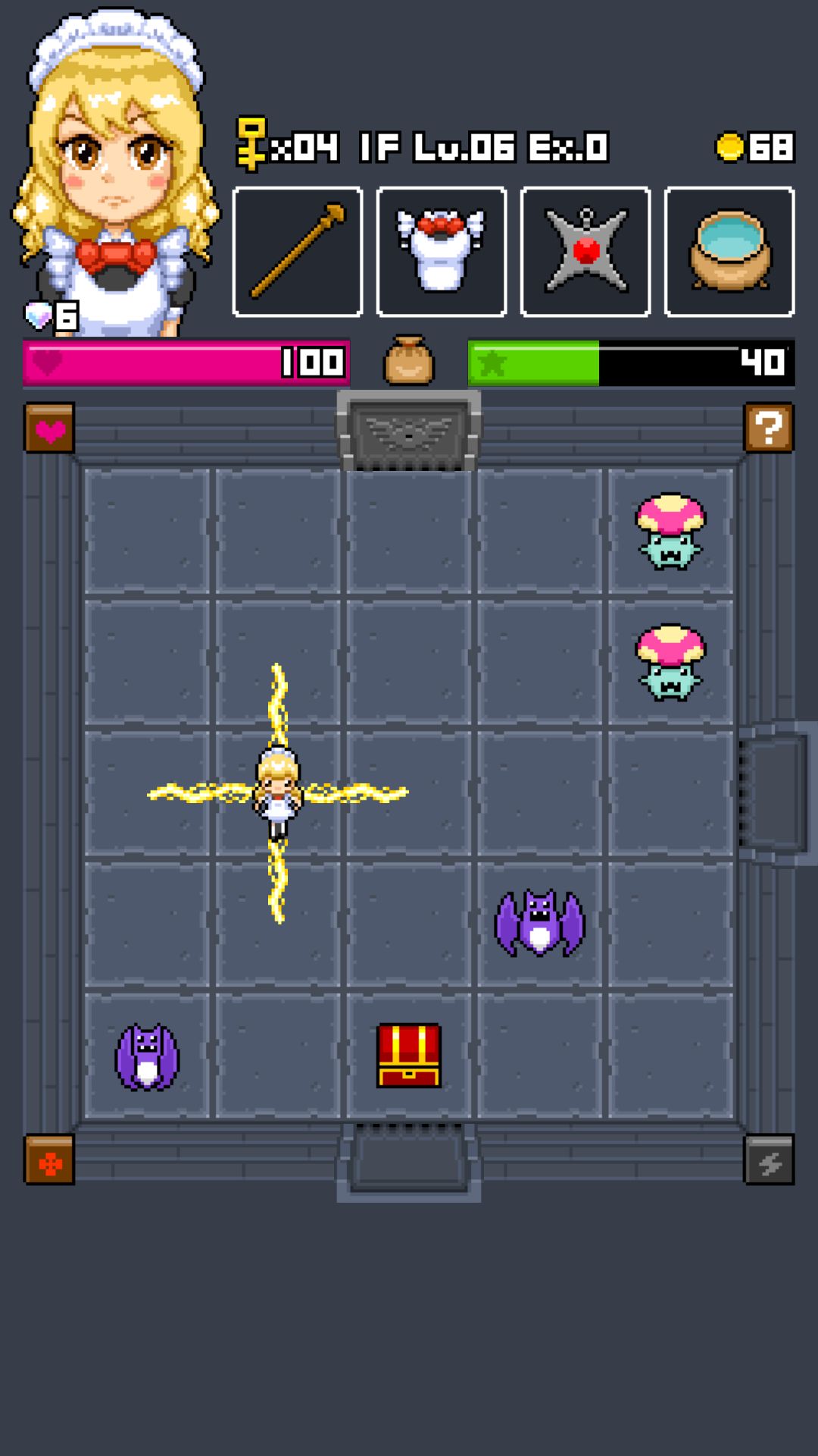 androidアプリ 魔女のダンジョン釜飯攻略スクリーンショット3