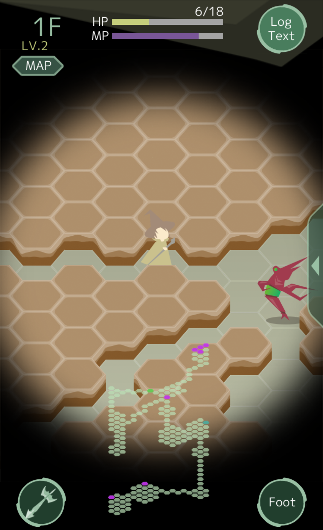 androidアプリ ローグHEX攻略スクリーンショット3