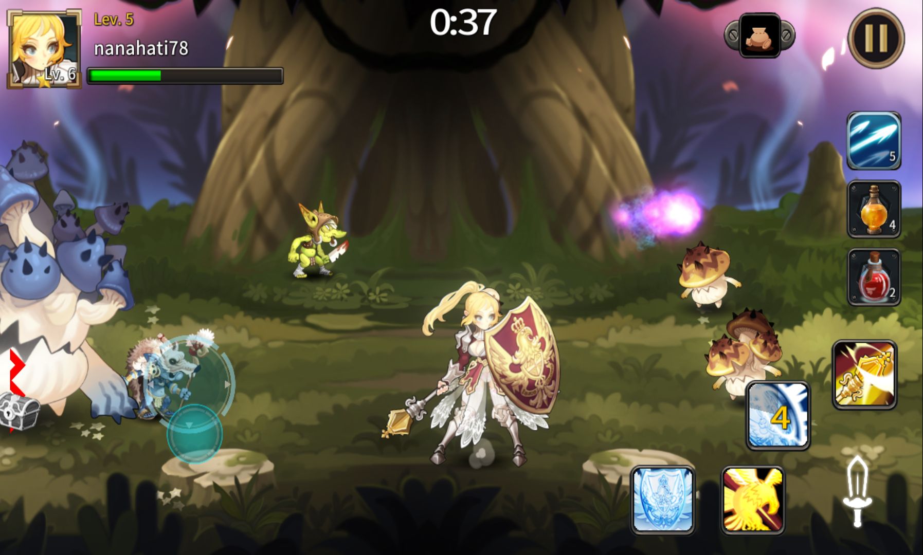 androidアプリ バトルクラッシャー(Battle Crasher : Heroes)攻略スクリーンショット2