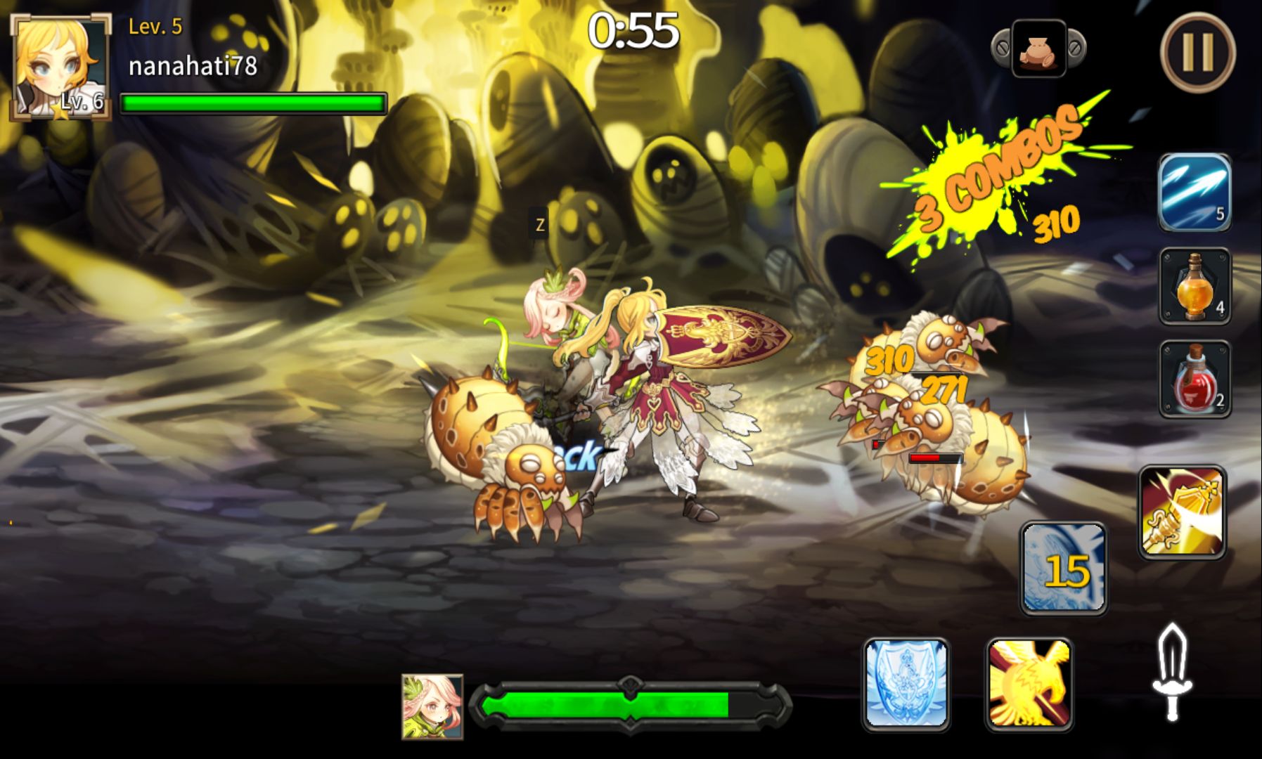 androidアプリ バトルクラッシャー(Battle Crasher : Heroes)攻略スクリーンショット4