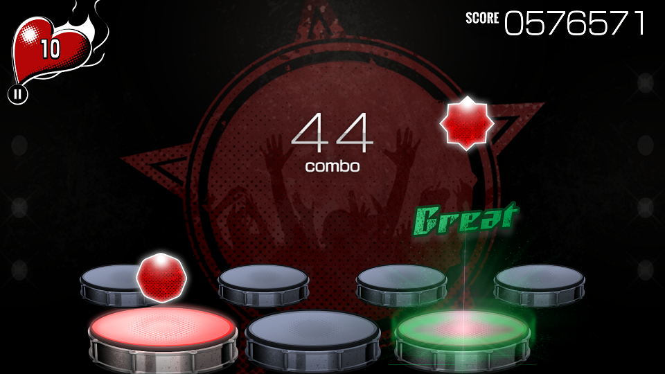 DRUM STAR androidアプリスクリーンショット1