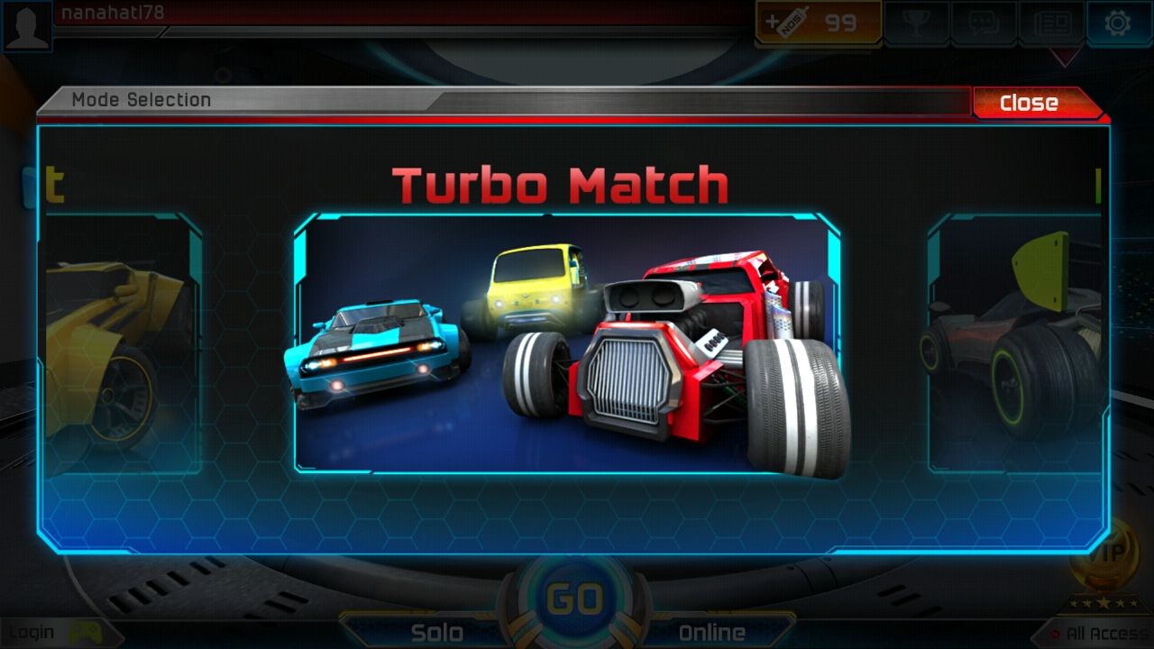 androidアプリ ターボリーグ(Turbo League)攻略スクリーンショット1