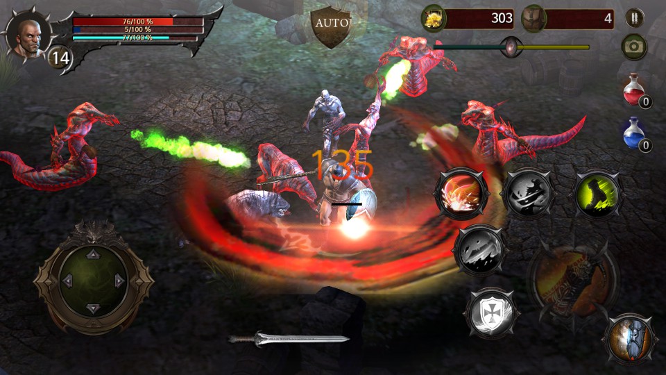androidアプリ Blood Warrior(ブラッドウォリアー)攻略スクリーンショット4