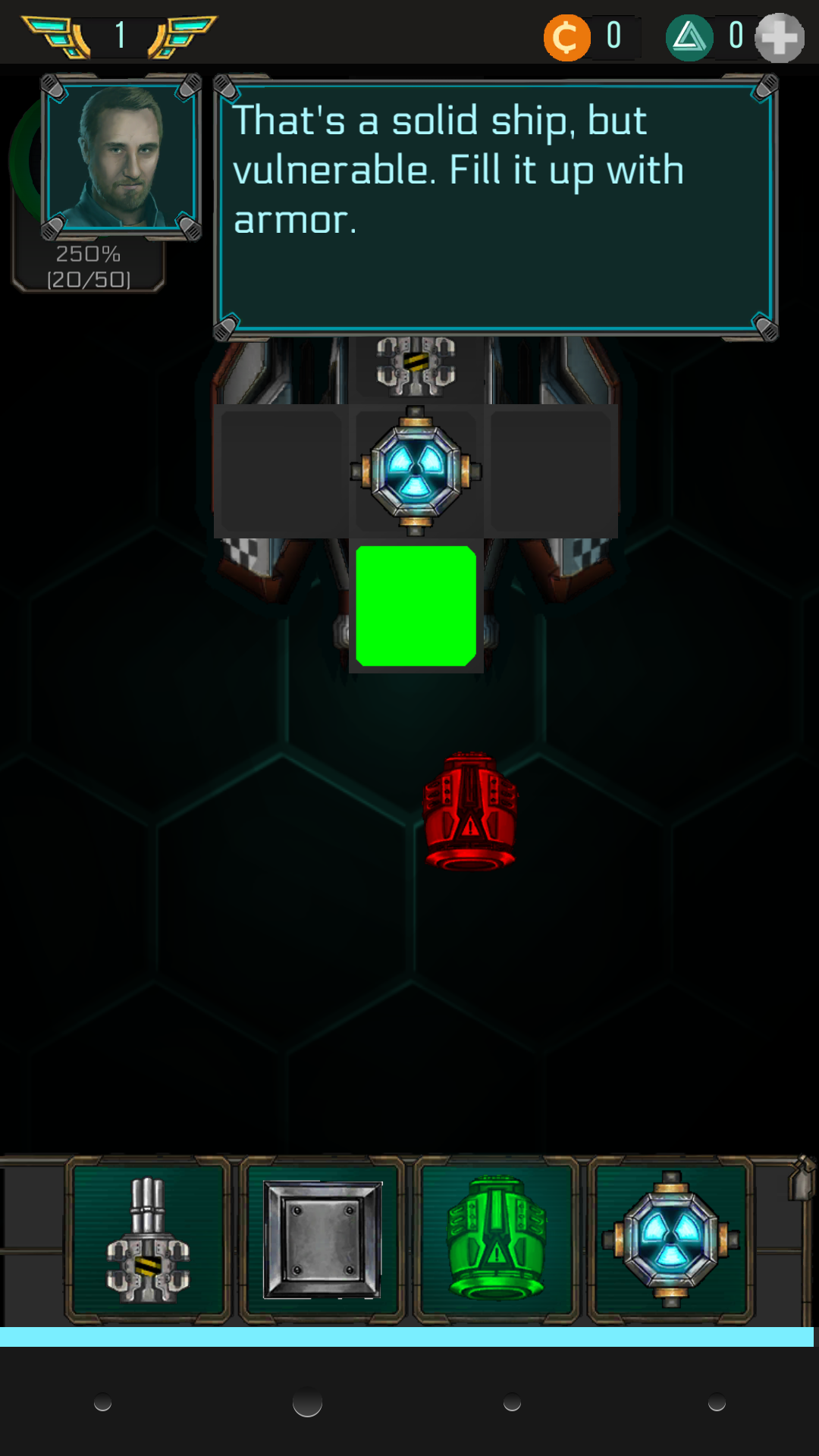 androidアプリ Spaceship Battles攻略スクリーンショット1