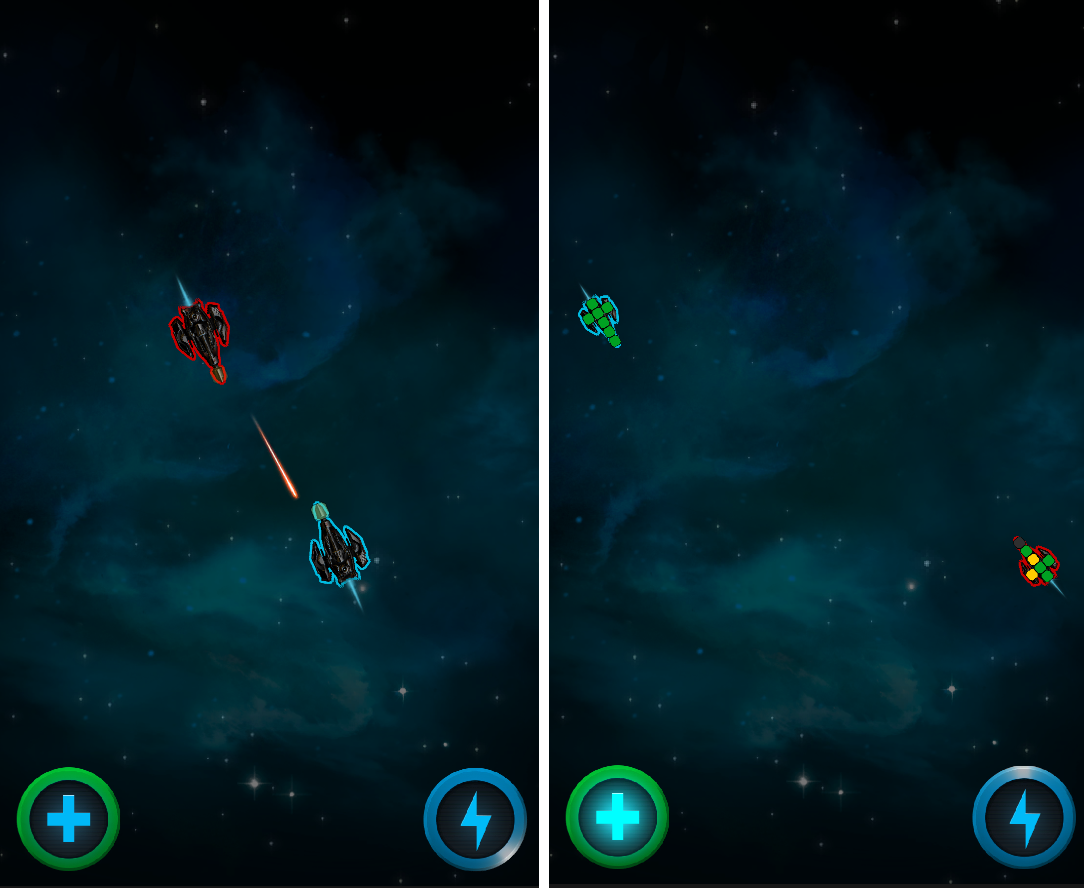 androidアプリ Spaceship Battles攻略スクリーンショット2