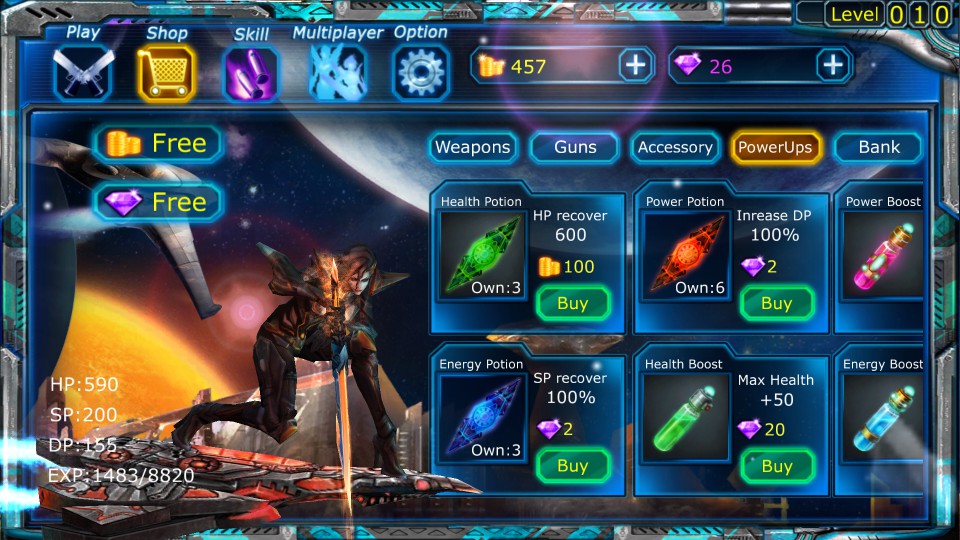 androidアプリ Eve Special Forces(Galaxy Hunter)攻略スクリーンショット7