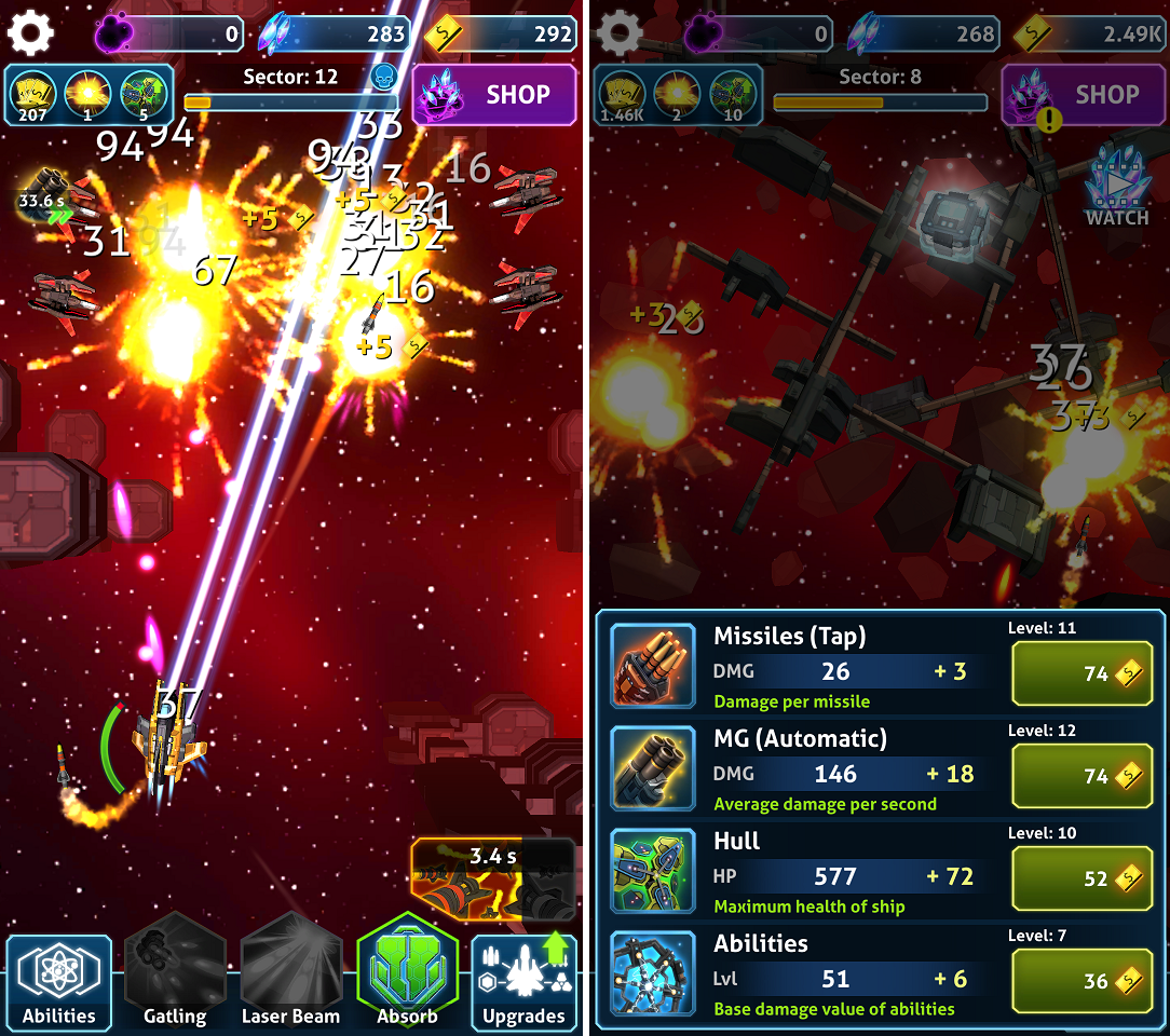 Idle Space androidアプリスクリーンショット1