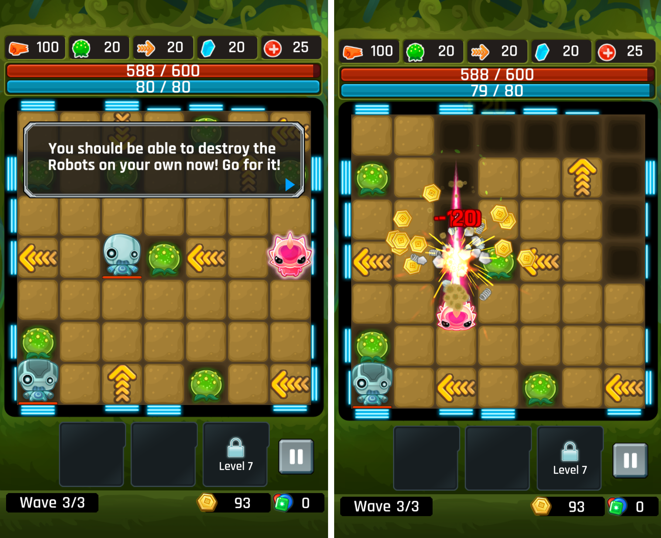 androidアプリ Alien Path攻略スクリーンショット2