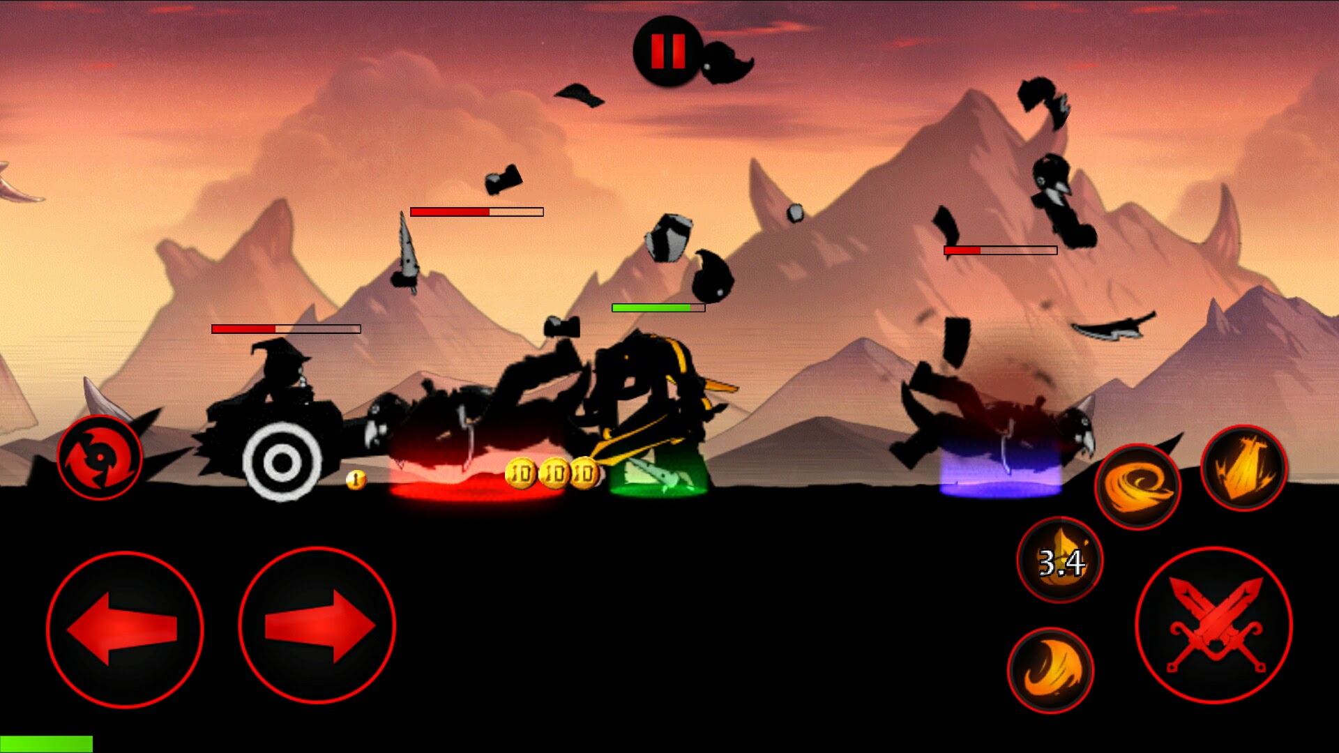 androidアプリ League of Stickman Free攻略スクリーンショット2