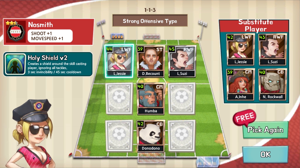 androidアプリ Monster Soccer(モンスターサッカー)攻略スクリーンショット2
