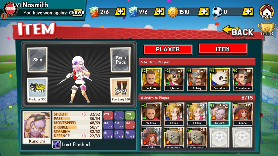 androidアプリ Monster Soccer(モンスターサッカー)攻略スクリーンショット7