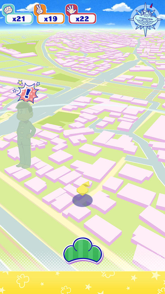 androidアプリ おそ松さんぽ攻略スクリーンショット2