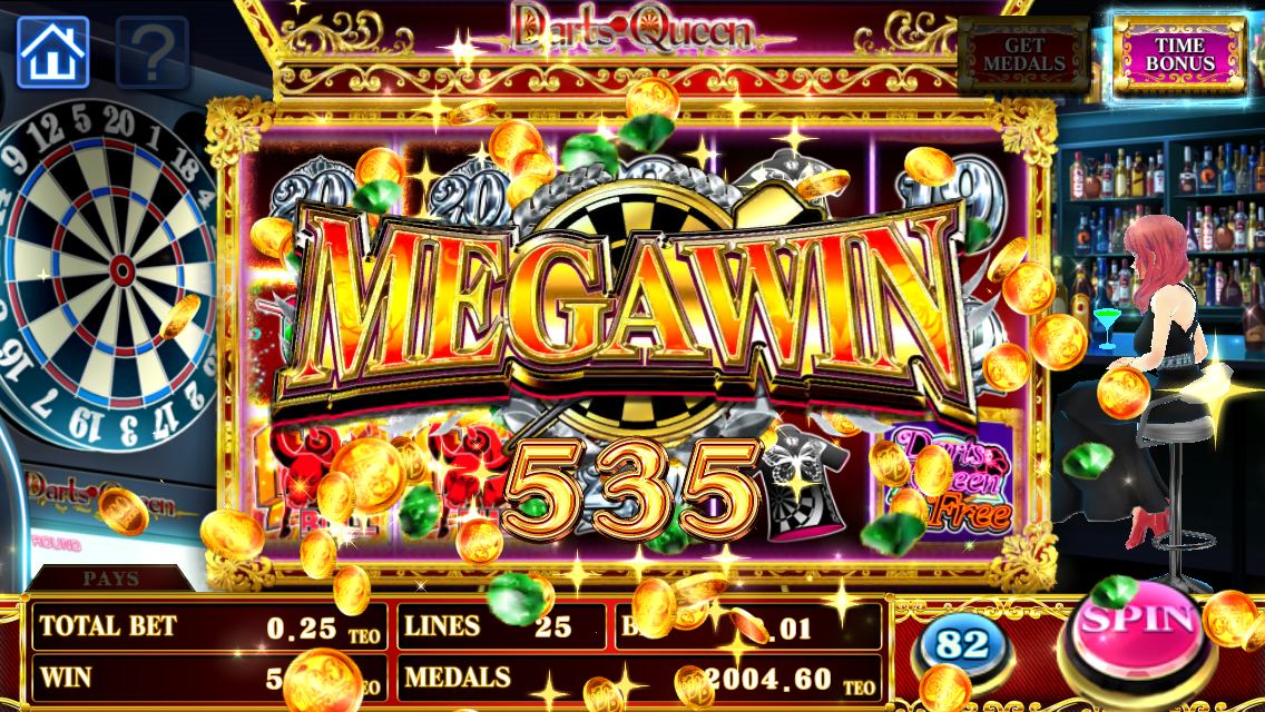 Darts Queen～ダーツクイーン～VIDEO SLOT androidアプリスクリーンショット1
