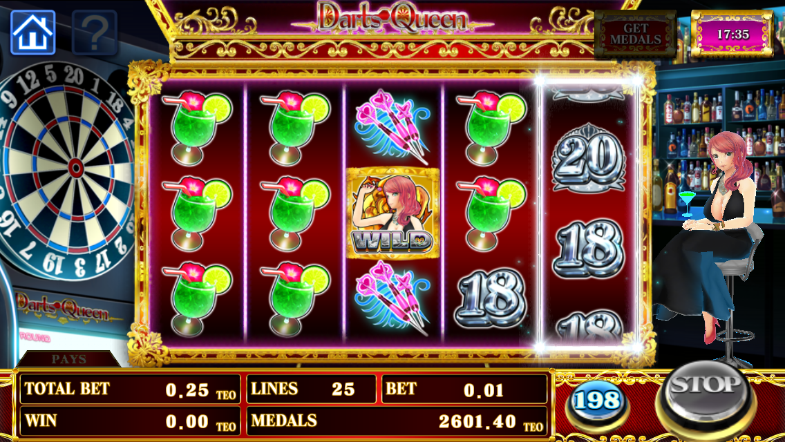 Darts Queen～ダーツクイーン～VIDEO SLOT androidアプリスクリーンショット3
