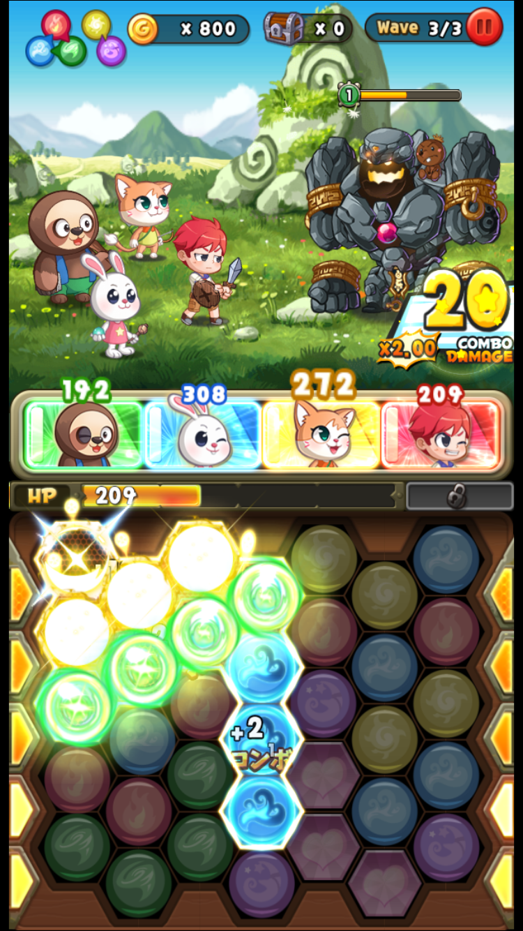 androidアプリ LINE パズルフレンズ(パズフレ)攻略スクリーンショット4