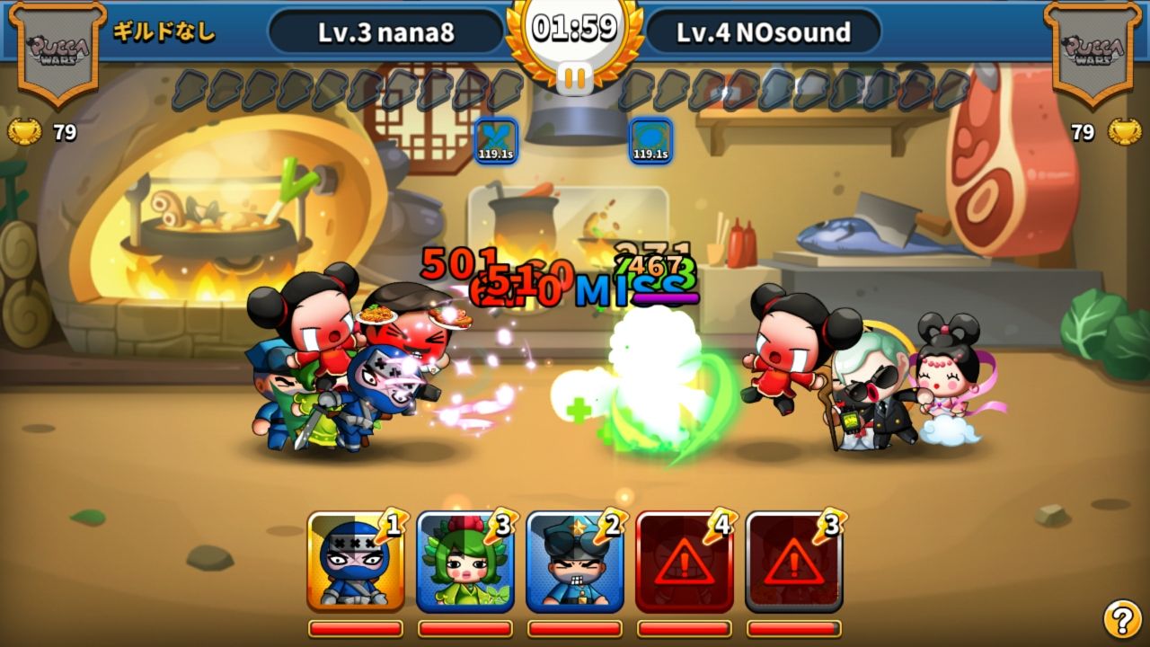 androidアプリ プッカウォーズ(PUCCA WARS)攻略スクリーンショット2