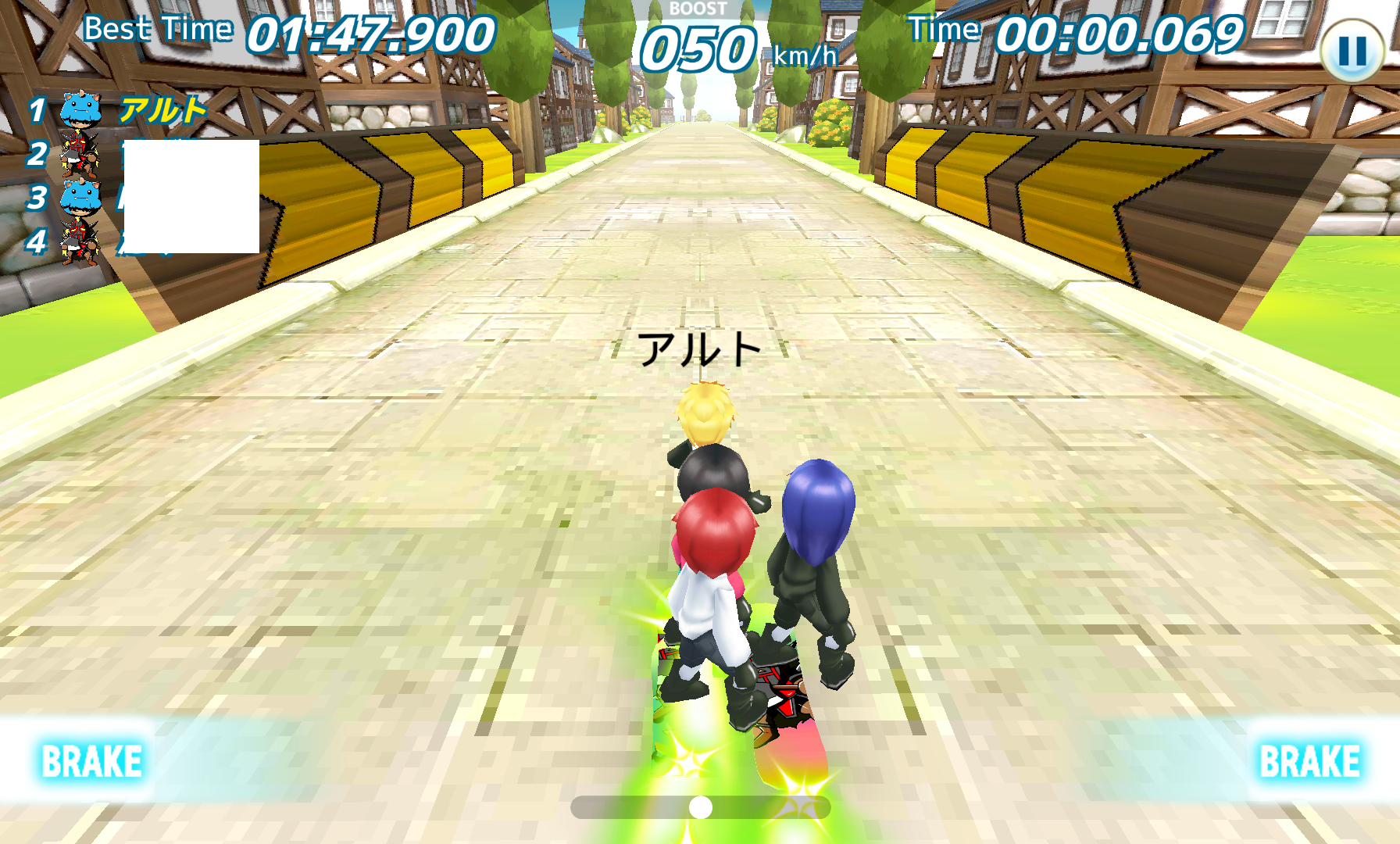 androidアプリ スノーボードタイムアタックFast Fanatic (FF)攻略スクリーンショット7