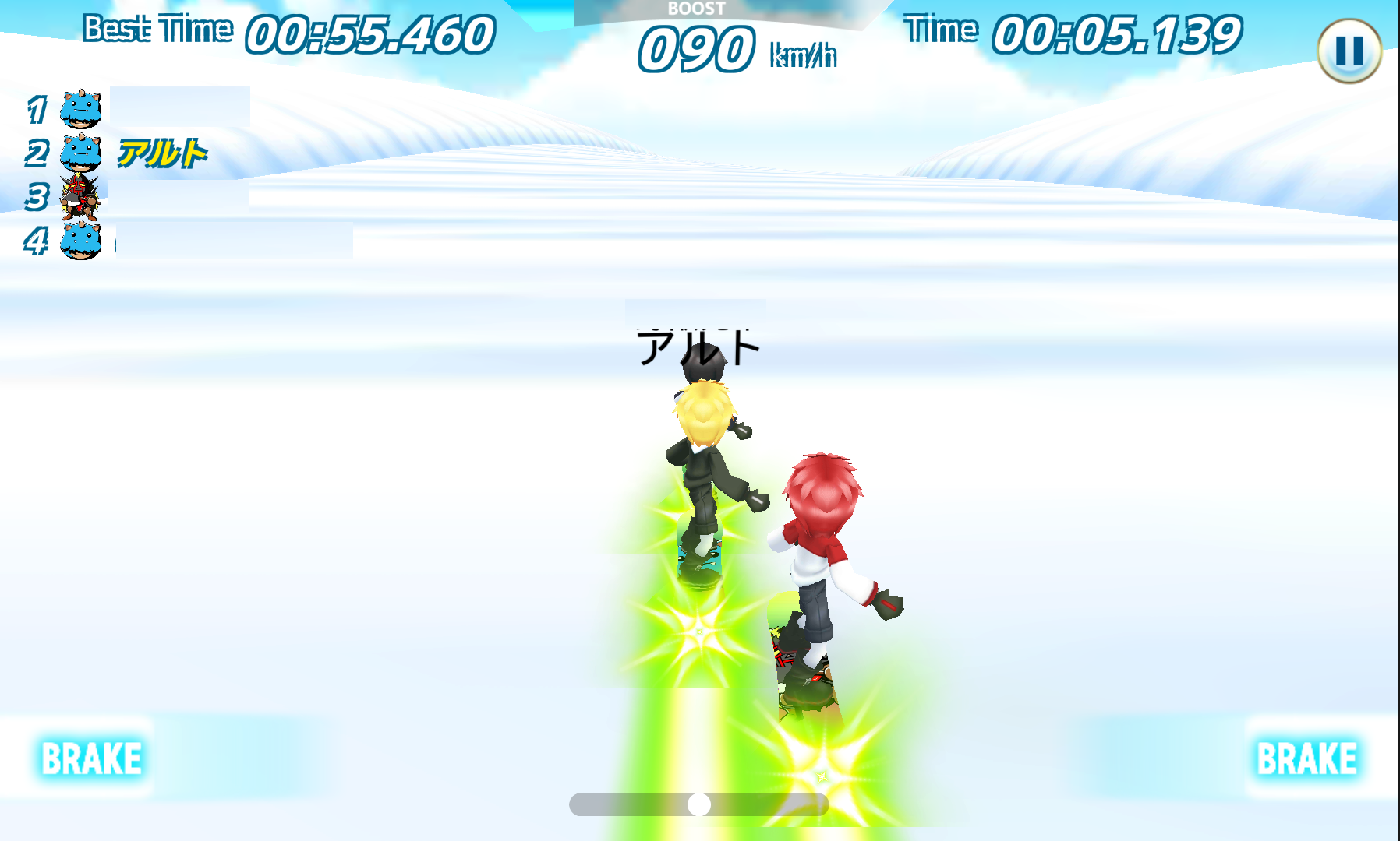 スノーボードタイムアタックFast　Fanatic (FF) androidアプリスクリーンショット1