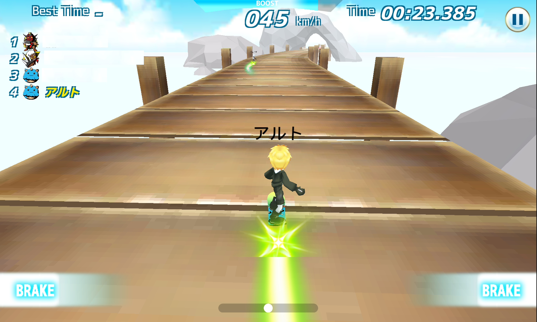 スノーボードタイムアタックFast　Fanatic (FF) androidアプリスクリーンショット3
