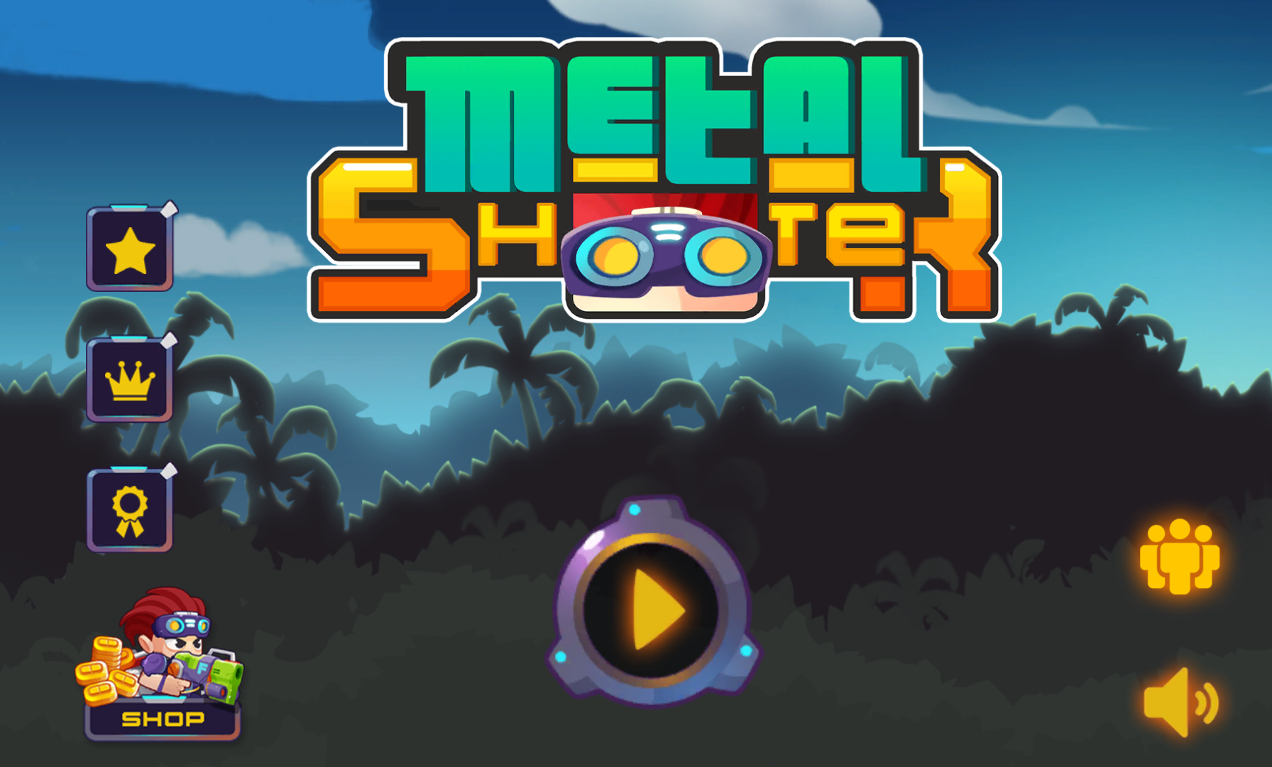androidアプリ Metal Shooter: Run and Gun攻略スクリーンショット1