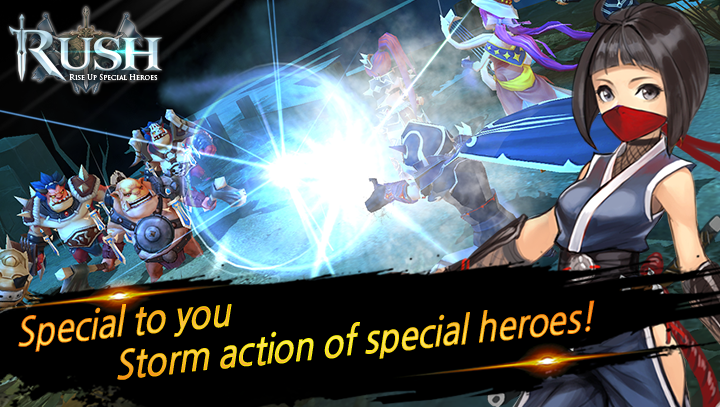 androidアプリ RUSH : Rise up special heroes攻略スクリーンショット8