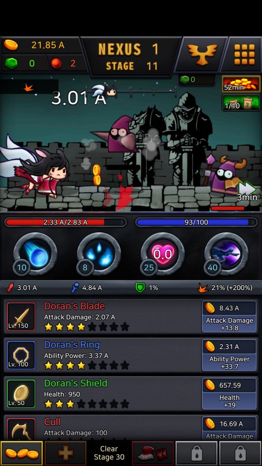 androidアプリ Ahri RPG(アーリ)攻略スクリーンショット2