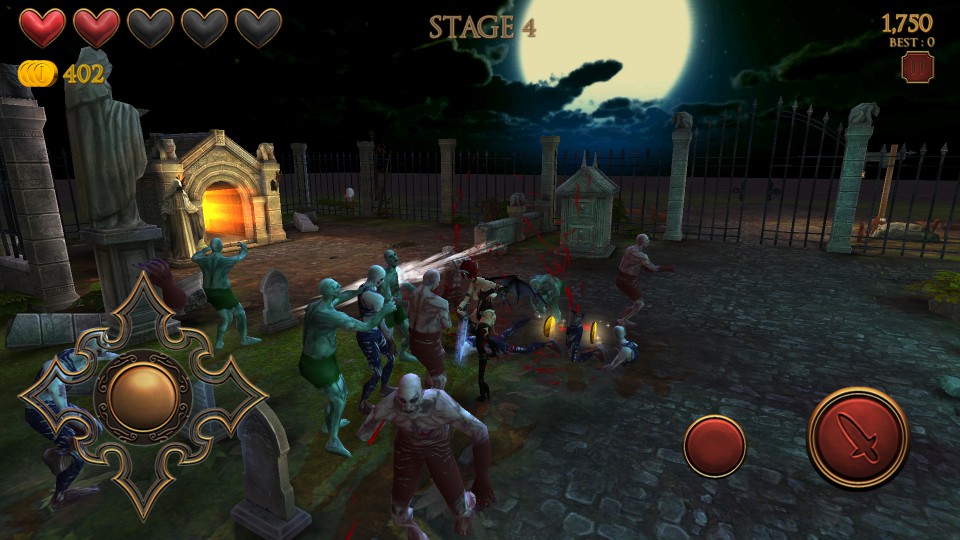 androidアプリ Angel Blade(Zombie Goddess)攻略スクリーンショット3