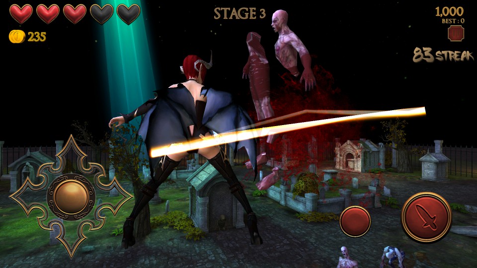 androidアプリ Angel Blade(Zombie Goddess)攻略スクリーンショット4
