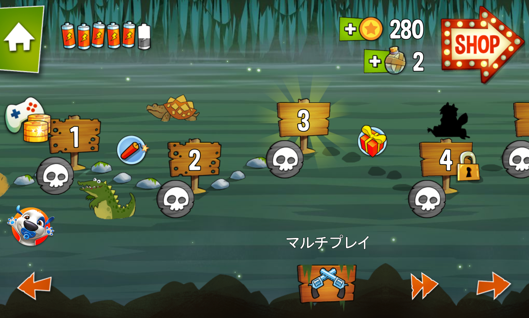 androidアプリ スワンプアタック攻略スクリーンショット4