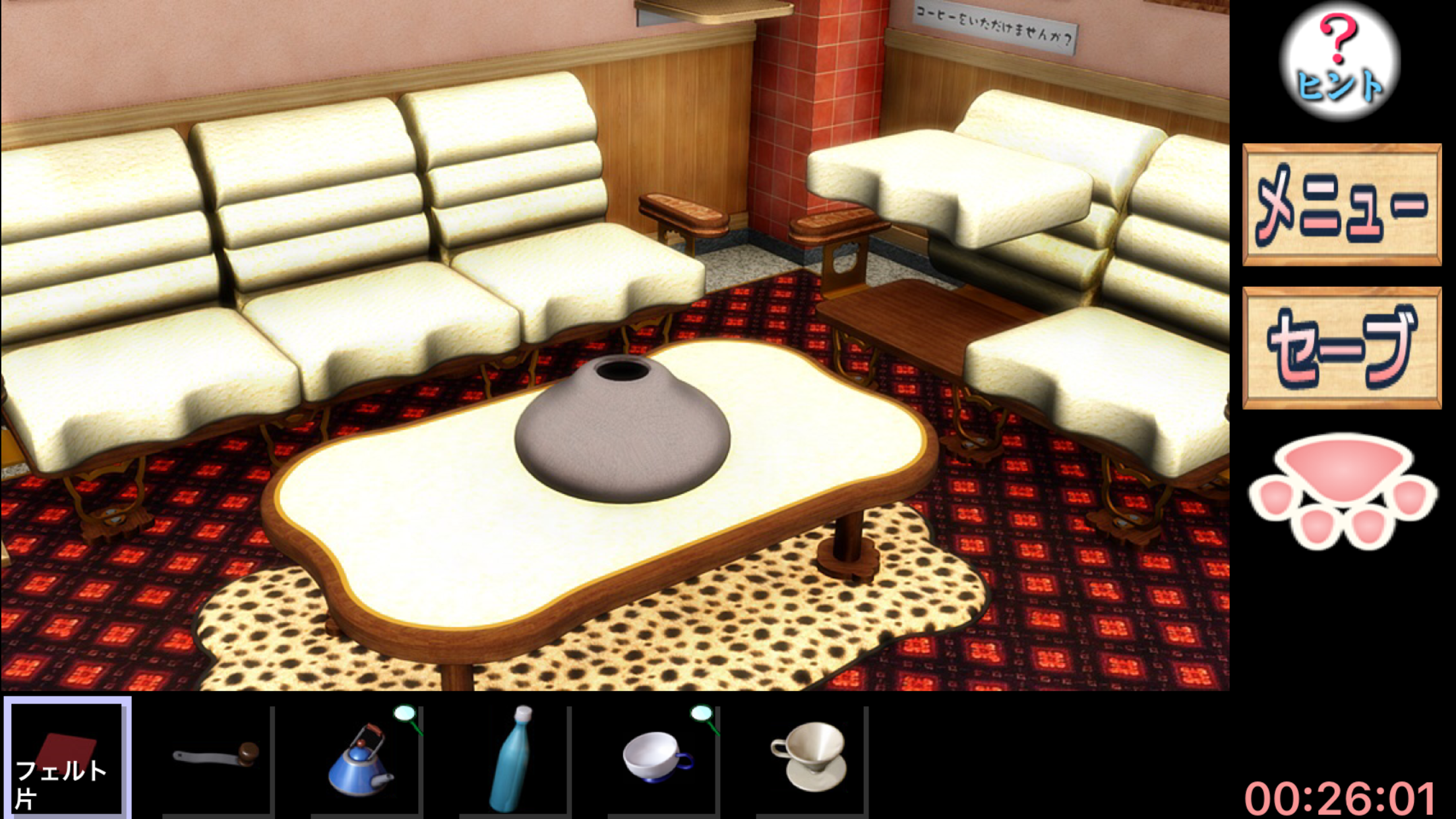 脱出ゲーム 猫カフェ androidアプリスクリーンショット2