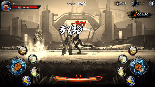 androidアプリ One Finger Death Punch 3D攻略スクリーンショット1