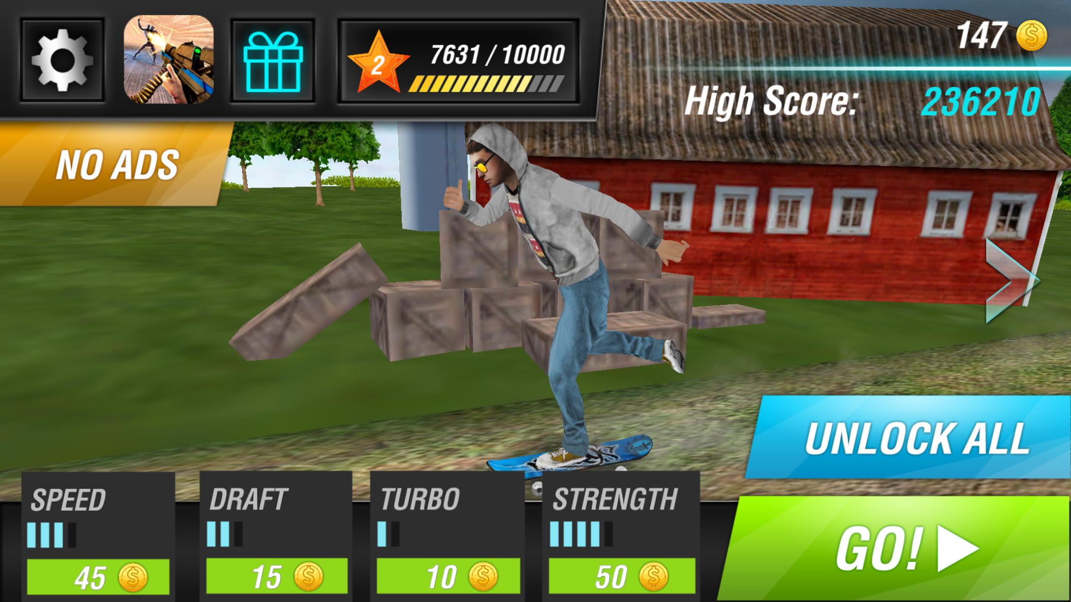 リアル スケートボード ヒーロー Real Skate Racing 3D androidアプリスクリーンショット2