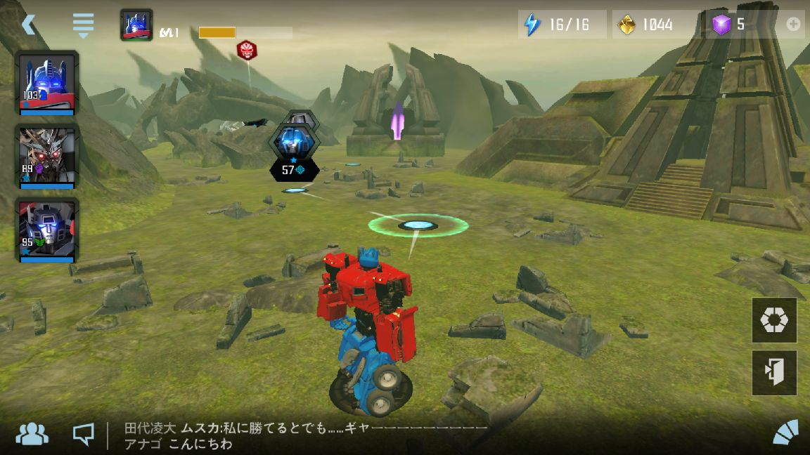 androidアプリ トランスフォーマー:鋼鉄の戦士たち攻略スクリーンショット2