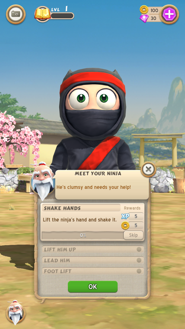 androidアプリ Clumsy Ninja(クラニン)攻略スクリーンショット2