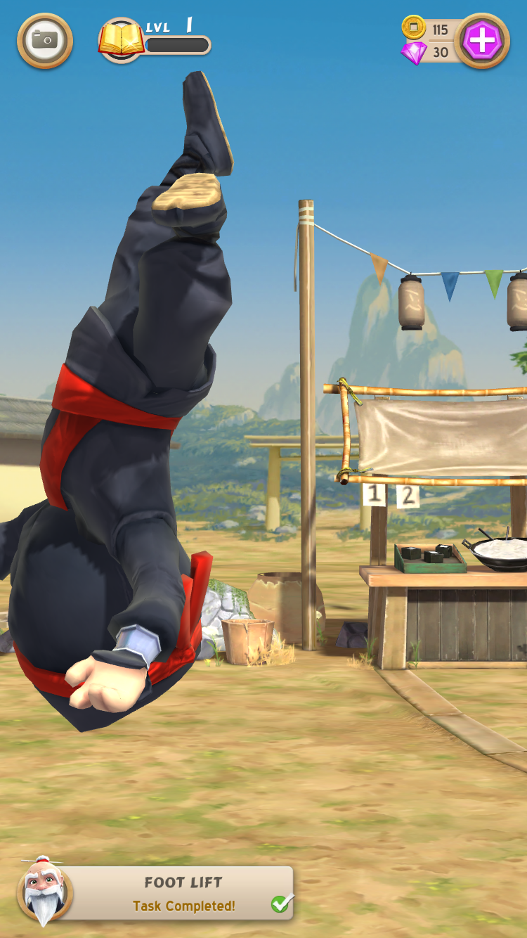 Clumsy Ninja(クラニン) androidアプリスクリーンショット1