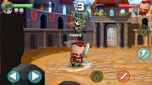 タイニー・グラディエイターズ（Tiny Gladiators） androidアプリスクリーンショット2