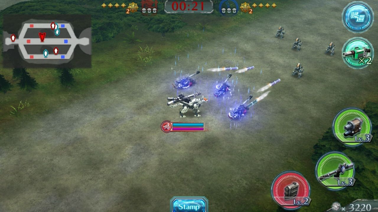 ゾイド フィールド オブ リベリオン（ZOIDS FIELD OF REBELLION） androidアプリスクリーンショット1