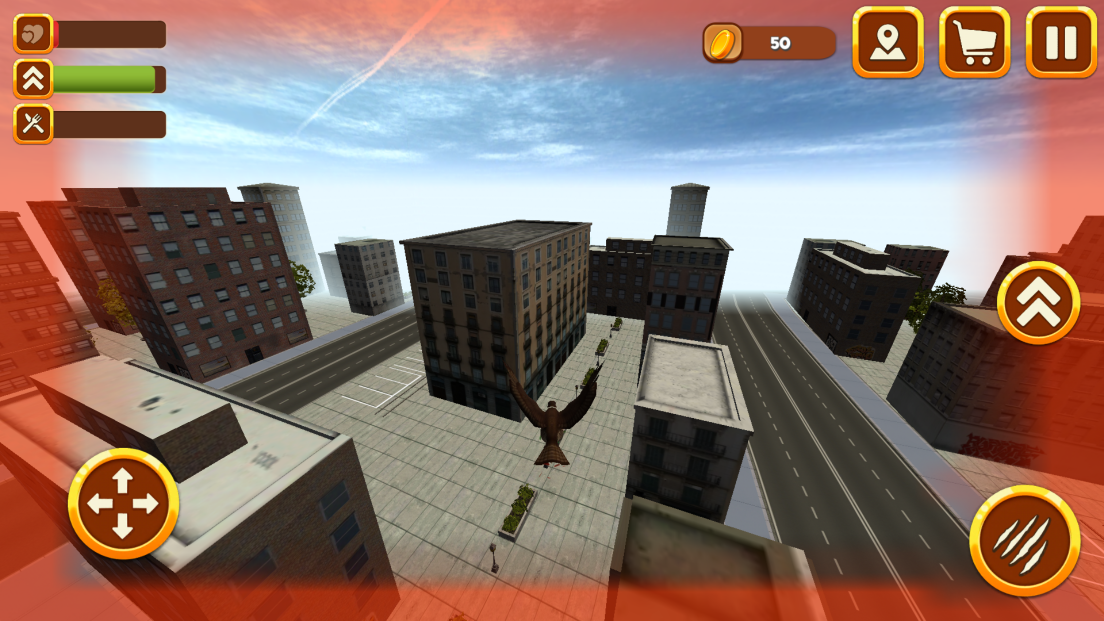 androidアプリ シティファルコンシミュレータ3D:バード・ワイルド・ライフ攻略スクリーンショット3